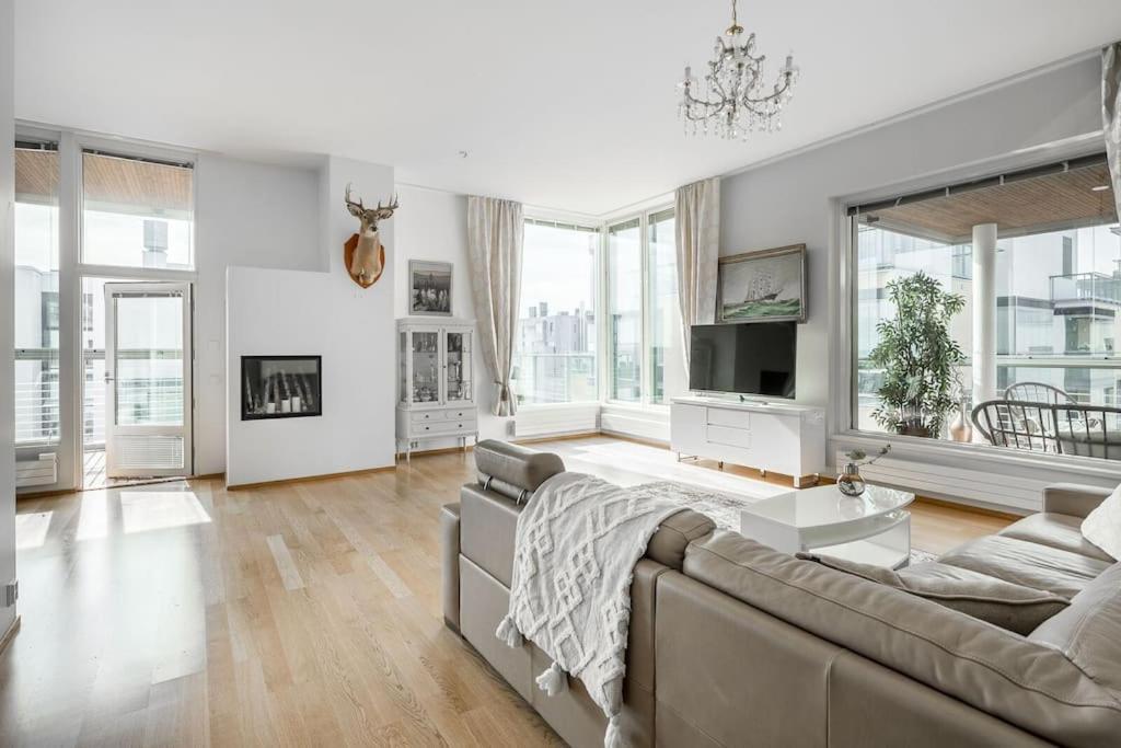 Spacious Home With Four Terrace, Sauna, Sea View Helsinki Kültér fotó